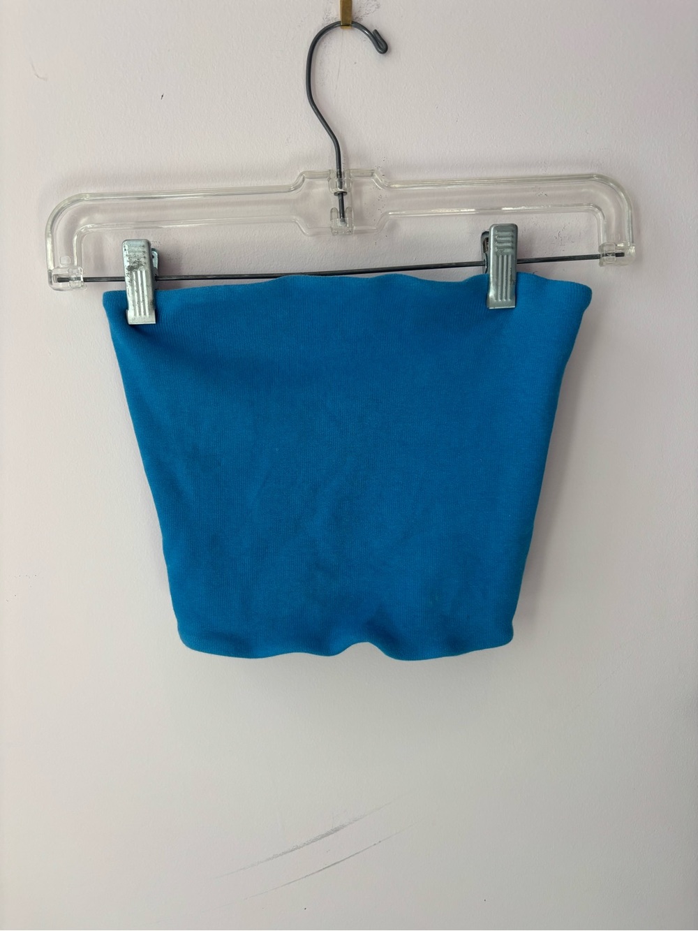 Zara Bright Blue Mini Tube Skirt